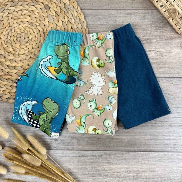 Handmade Kinderkleidung: Radlerhosen für Babys & Kleinkinder - handgemacht aus weichem Baumwolljersey mit elastischem Gummibund